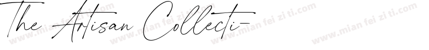 The Artisan Collecti字体转换